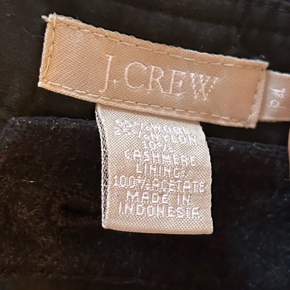 Wool and cashmere J. Crew pants in black - Picture 3 of 4